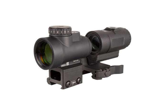 סט כוונת השלכה MRO HD ומשלש- Trijicon